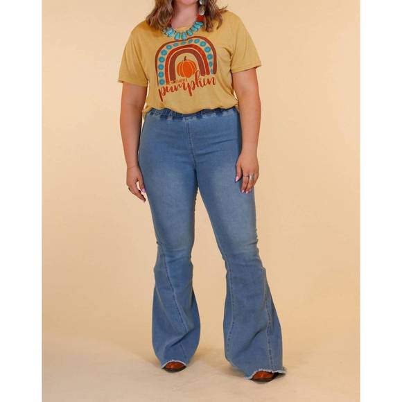 NEW SOUTHERN GRACE the jolene high rise flare denim in light wash - Picture 7 of 10